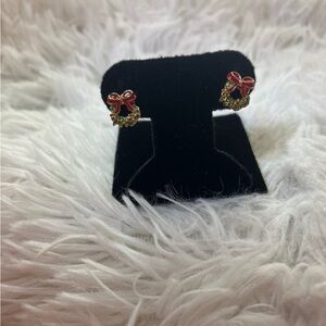 Christmas wreath studs